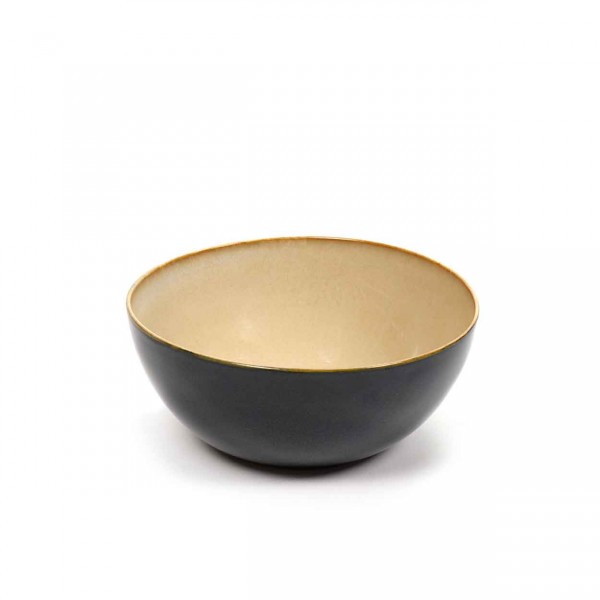 Serax bowl D15 mistey grey / dark blue